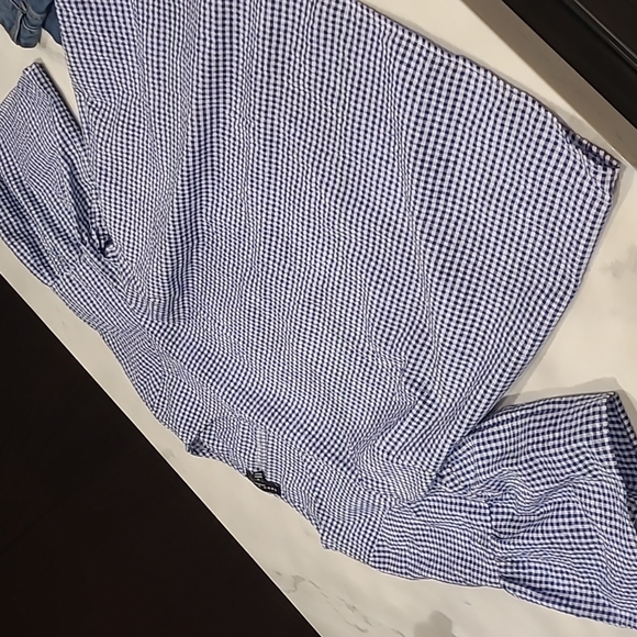 Womans Jean Shorts & Top Lot Size 18 shorts Size 1X top NEW NEW - Picture 9 of 9